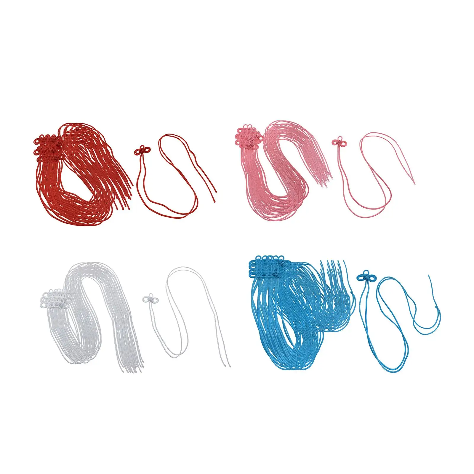 Amuletos japoneses Omamori, nudo de nailon, decoración colgante, cordón de amuleto de la suerte para accesorios de boda Oriental - imagen 4