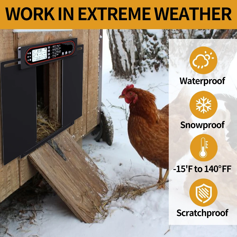 Puerta automática para gallinero – Control remoto y antipinzamiento - imagen 5