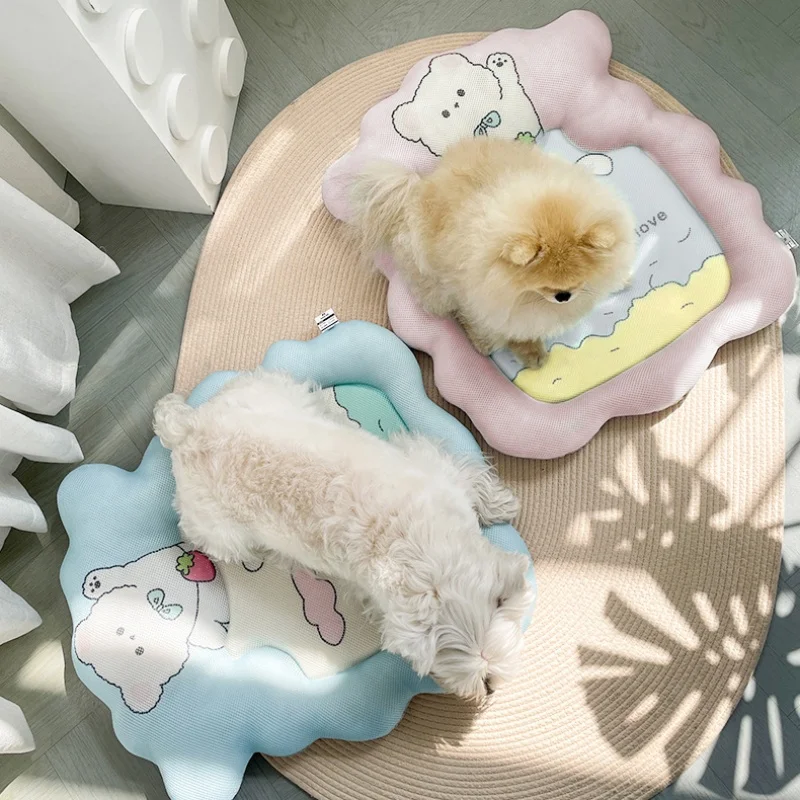 Estera refrescante para perros en verano para gatos y perros, almohadilla refrescante para mascotas, estera para dormir de verano, cama fresca de verano para gatos - imagen 3