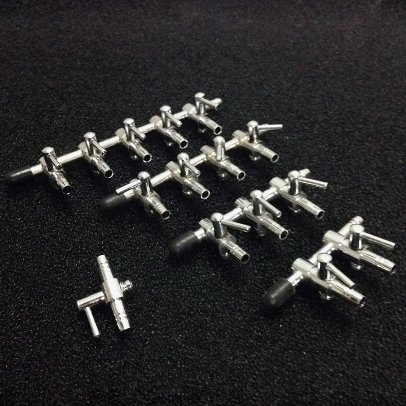 distribuidor acuario acero inoxidable accesorios bomba oxígeno pecera controlador flujo aire divisor válvula reguladora bomba