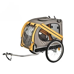 Remolque bicicleta para perros y gatos con almacenaje de viaje