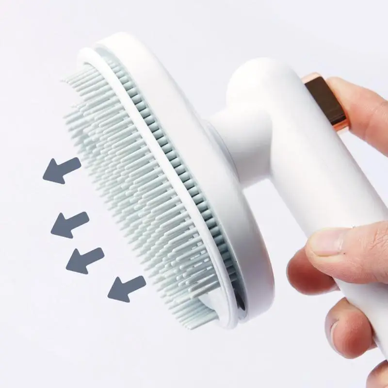 Cepillo giratorio 90 para mascotas, peine de limpieza para perros, cepillo rebanador, lavado, aseo, autolimpieza - imagen 4