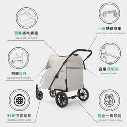Cochecito para gatos y perros mayores discapacitados – Uso exterior