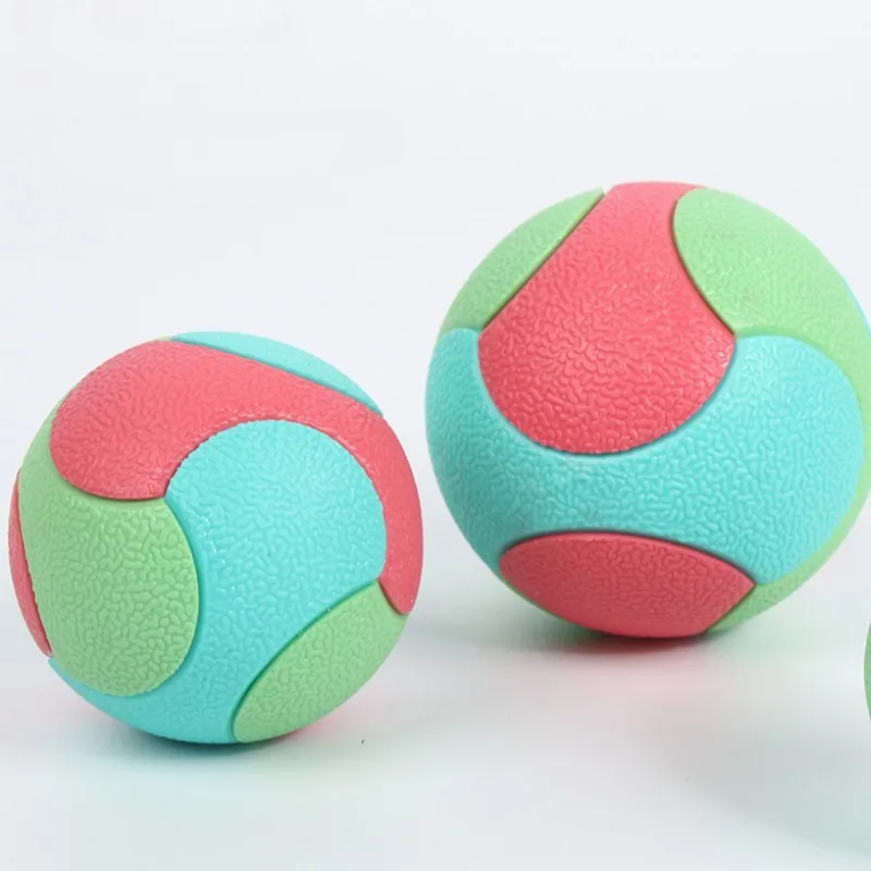 Juguetes de pelota elástica TPR para perros, suministros interactivos para mascotas, juguete de molienda de dientes resistente al masticable para interiores, productos de entrenamiento para lanzar cachorros - imagen 4