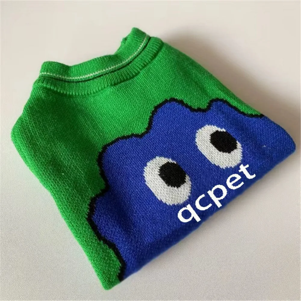 Pet Otoño e Invierno lindo suéter de retazos chaleco Teddy Schnauzer perro pequeño mediano cálido chaleco sin mangas ropa para cachorros - imagen 2