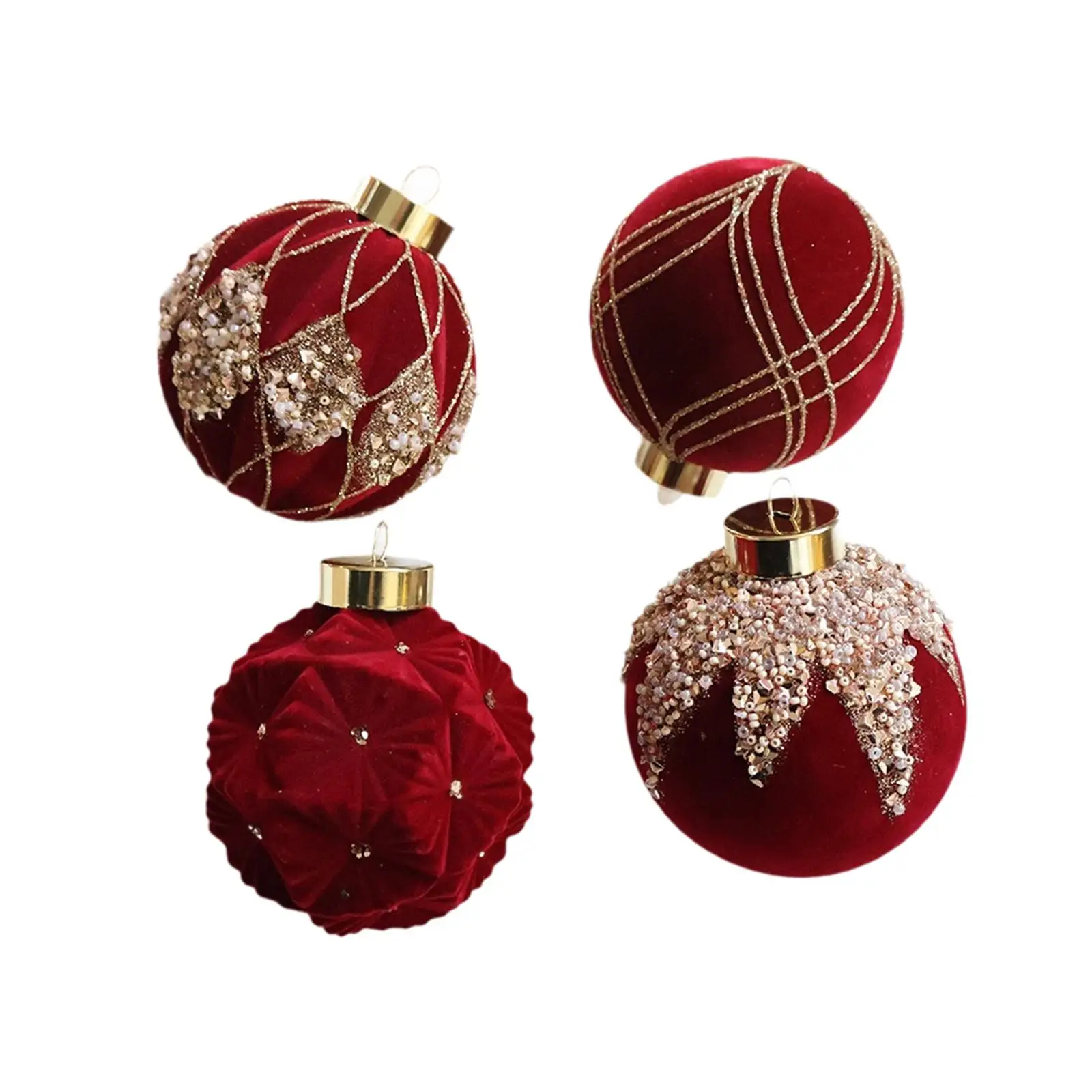 Velvet Christmas Ornament Xmas Decoration,Sturdy,Home Decor,Elegant Xmas Tree Ornament Decorative for Holiday Festivals Decor