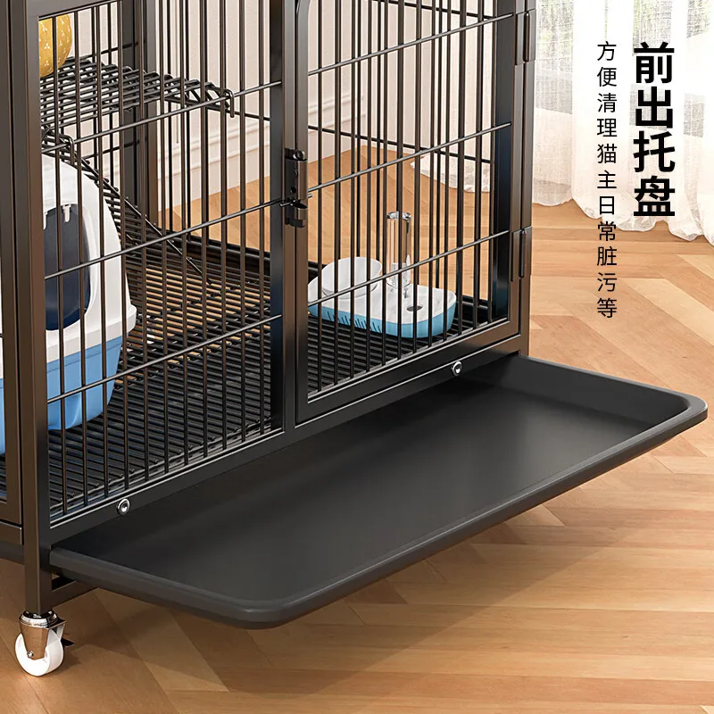 Casa multinivel para gatos – Villa interior con cama y zonas de descanso - imagen 2