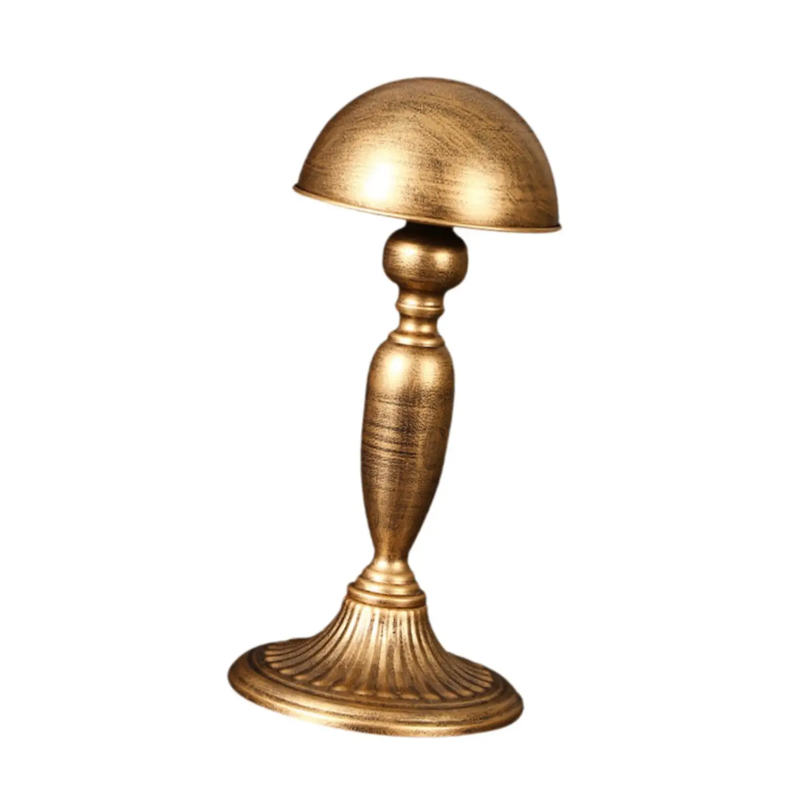 Estante de almacenamiento del casquillo del soporte del sombrero de las pelucas del hierro para el encimera de la tienda al por menor de la boutique - imagen 3