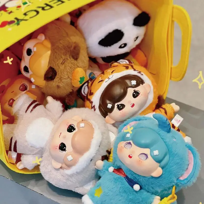 Bolsa de muñeco de peluche de Anime, pijama de Animal de dibujos animados, modelo de figura coleccionable, juguete creativo divertido para Navidad y Año Nuevo - imagen 5
