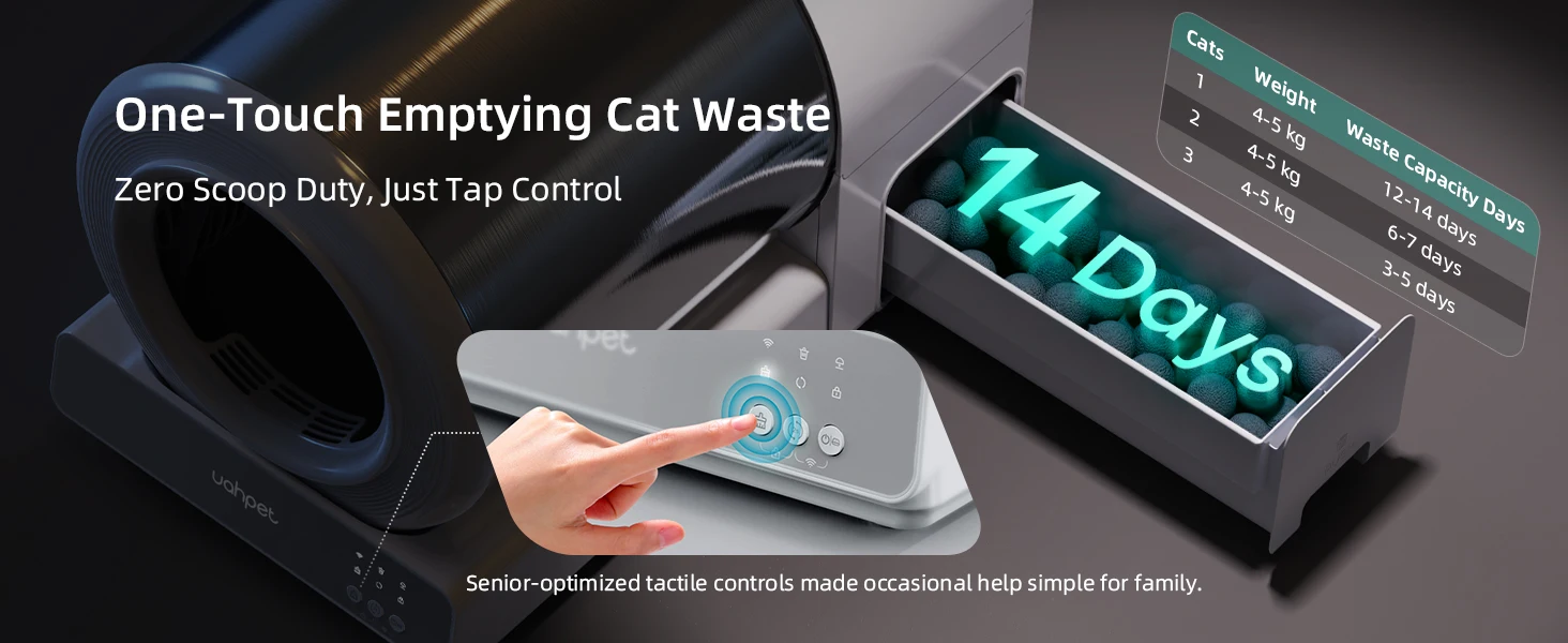 self-cleaning cat litter box