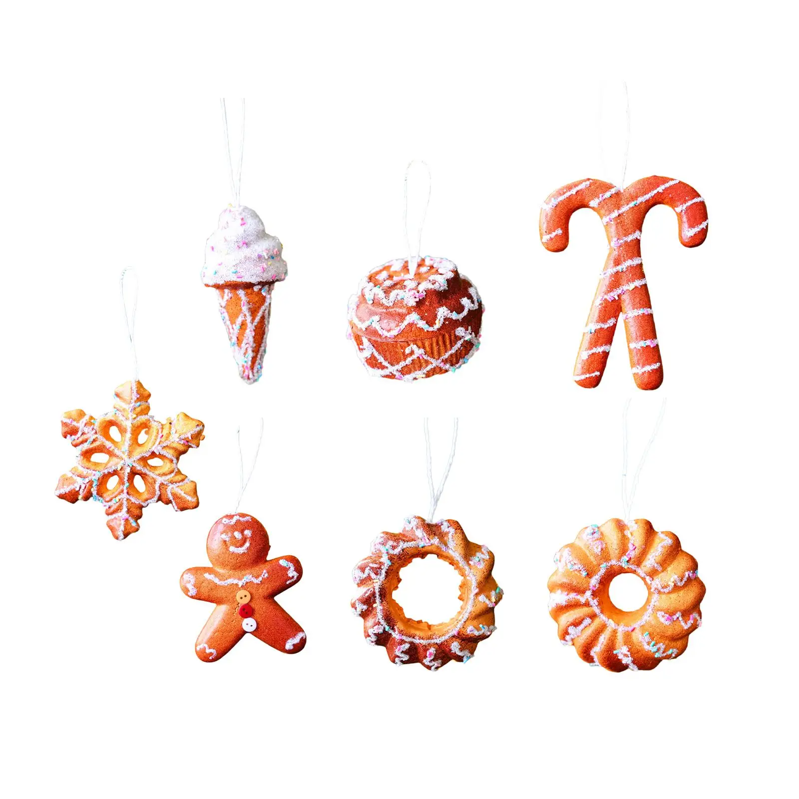 Adorno colgante de Navidad, decoración navideña tradicional bonita, colgante de Navidad dulce para pared, suministros para fiestas de Año Nuevo, manualidades navideñas