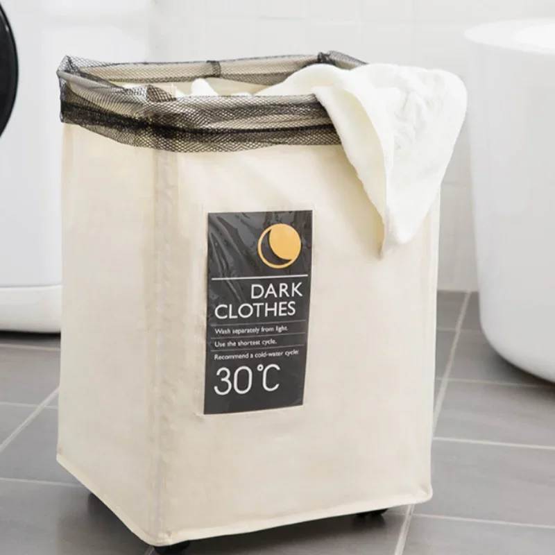 Cesta almacenamiento multiuso – Plegable y con ruedas para el hogar