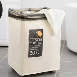 Cesta almacenamiento multiuso – Plegable y con ruedas para el hogar
