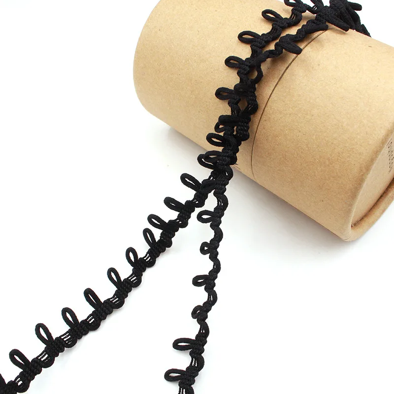 Cinta elástica blanca-negra con botones para collares de perro y gato - imagen 5