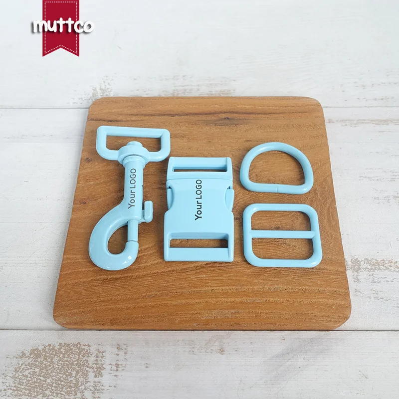 Hebillas y anillos para collar perro - lote 10, grabado laser
