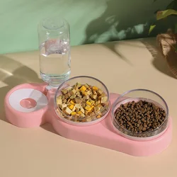 Comedero 3 en 1 con forma de caracol para mascotas – Triple cuenco para agua y comida