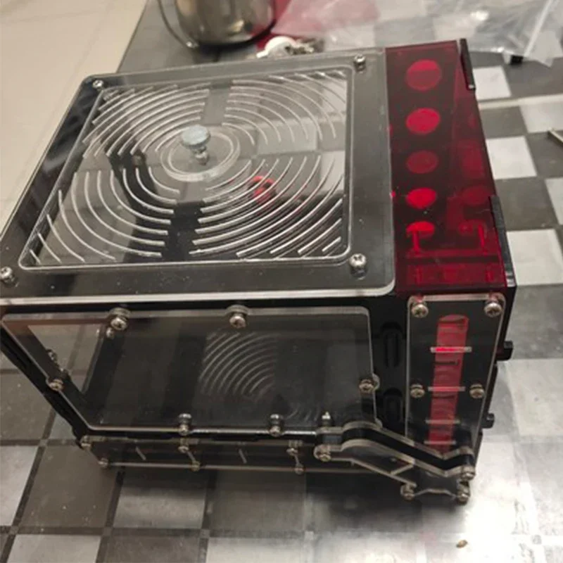 Vista lateral del diseño modular y expandible