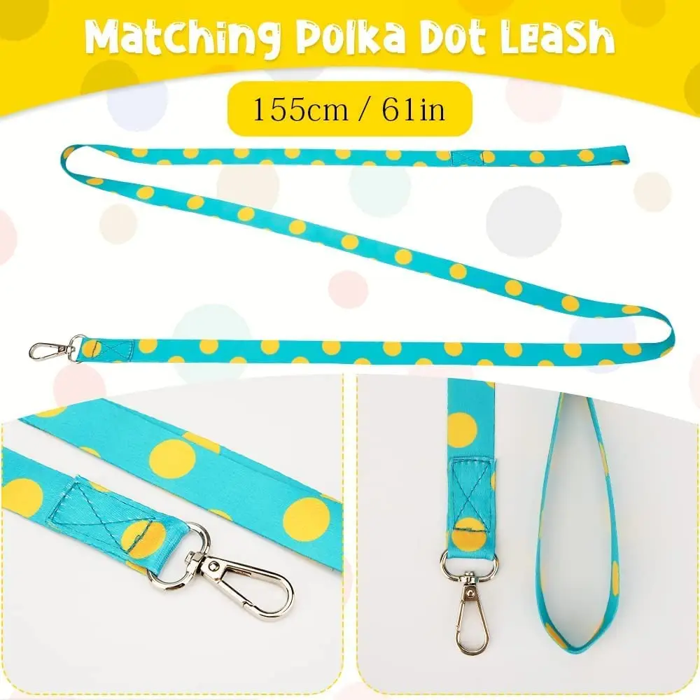 Vestido de lujo con lazo para perros pequeños, ropa de verano para Yorkie, Chihuahua, ropa para perros y cachorros, conjunto de vestido y correa con arnés de princesa - imagen 5