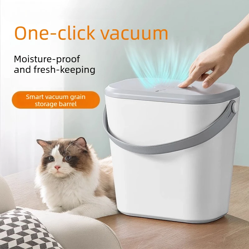 Contenedor hermético automático vacío para pienso de gato y perro - imagen 2