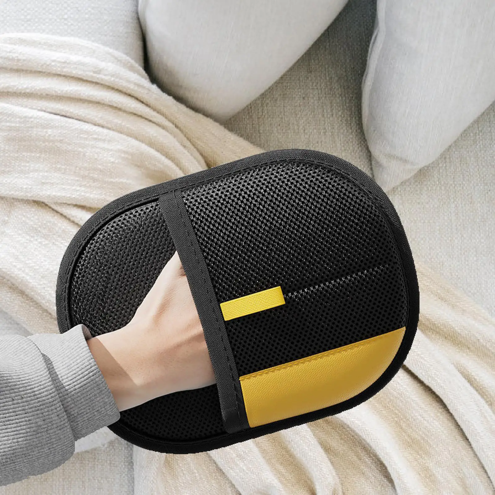 Pet Hair Remover Glove Furniture Cleanup Mitts Clean Carpet Dog Cat Hair Remover Pet Grooming Glove for Dogs Car Detailing