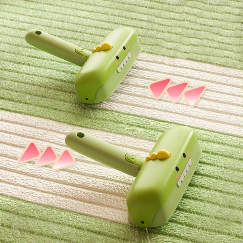 Nuevo dinosaurio mascota para depilación cepillo limpiador de pelo de gato y perro pelo de mascota cama pegajosa ropa afeitado limpieza cepillo de depilación - imagen 2