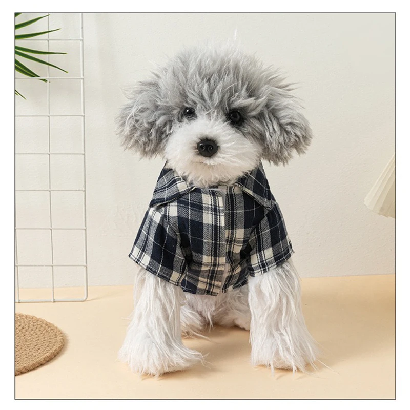 Camisa rejilla verano para perros pequeños, Yorkshire y Chihuahua - imagen 4