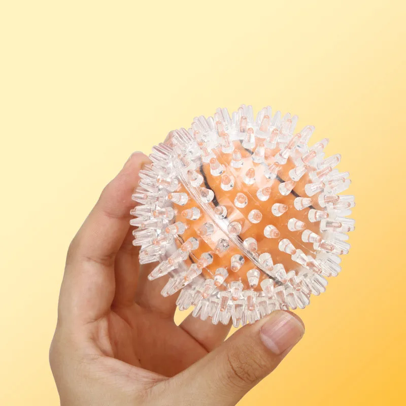 Pelota de juguete para perros con punta, juguete interactivo para aliviar el aburrimiento, limpieza de dientes molares, juguete para masticar para ejercicio de perros - imagen 3