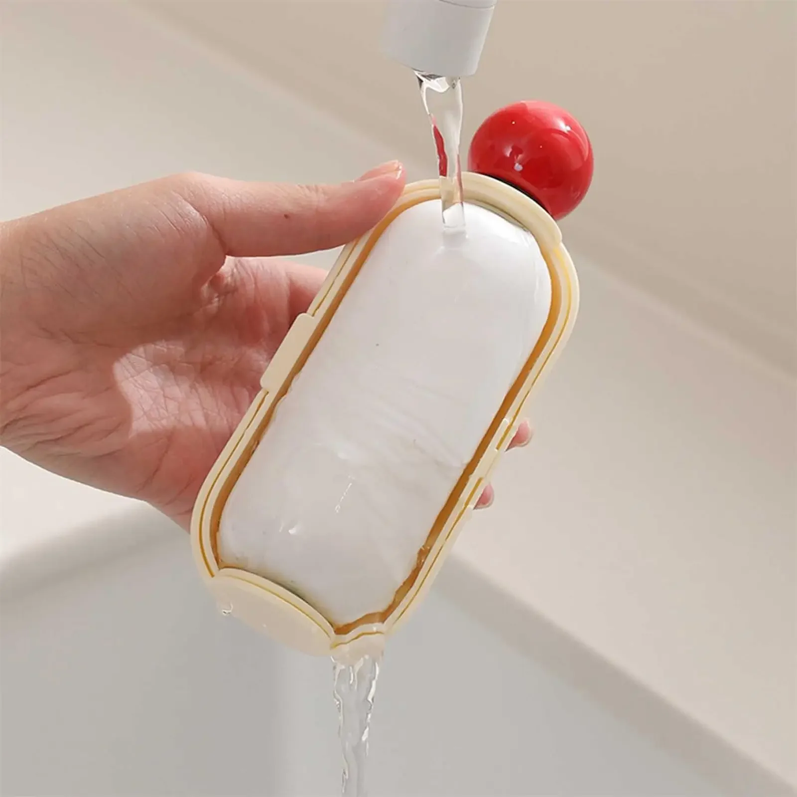 Rodillo de pelusa pegajoso, eliminador de pelusa lavable 2 en 1, mini bola reutilizable portátil para quitar el pelo de mascotas para ropa, muebles, pelo de perro y gato - imagen 3