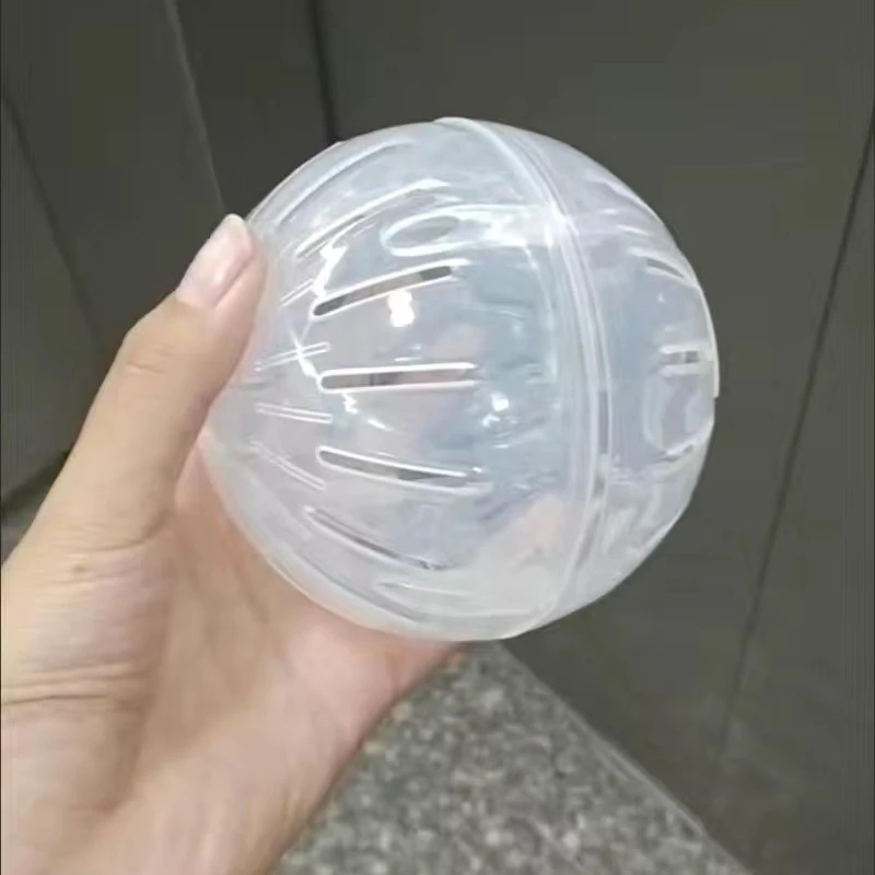 Cinta de correr para hámster, bola redonda de plástico, juguete para hámsteres, ratas, animales pequeños, suministros deportivos para correr, accesorios para hámster ruso - imagen 5