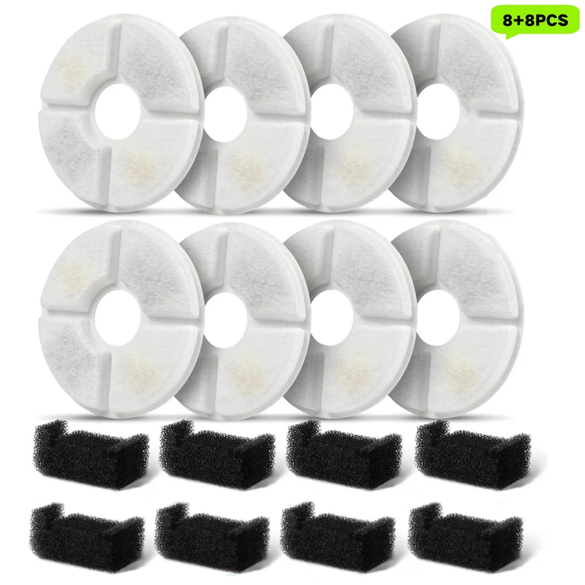 8 Filters - 8 Sponge