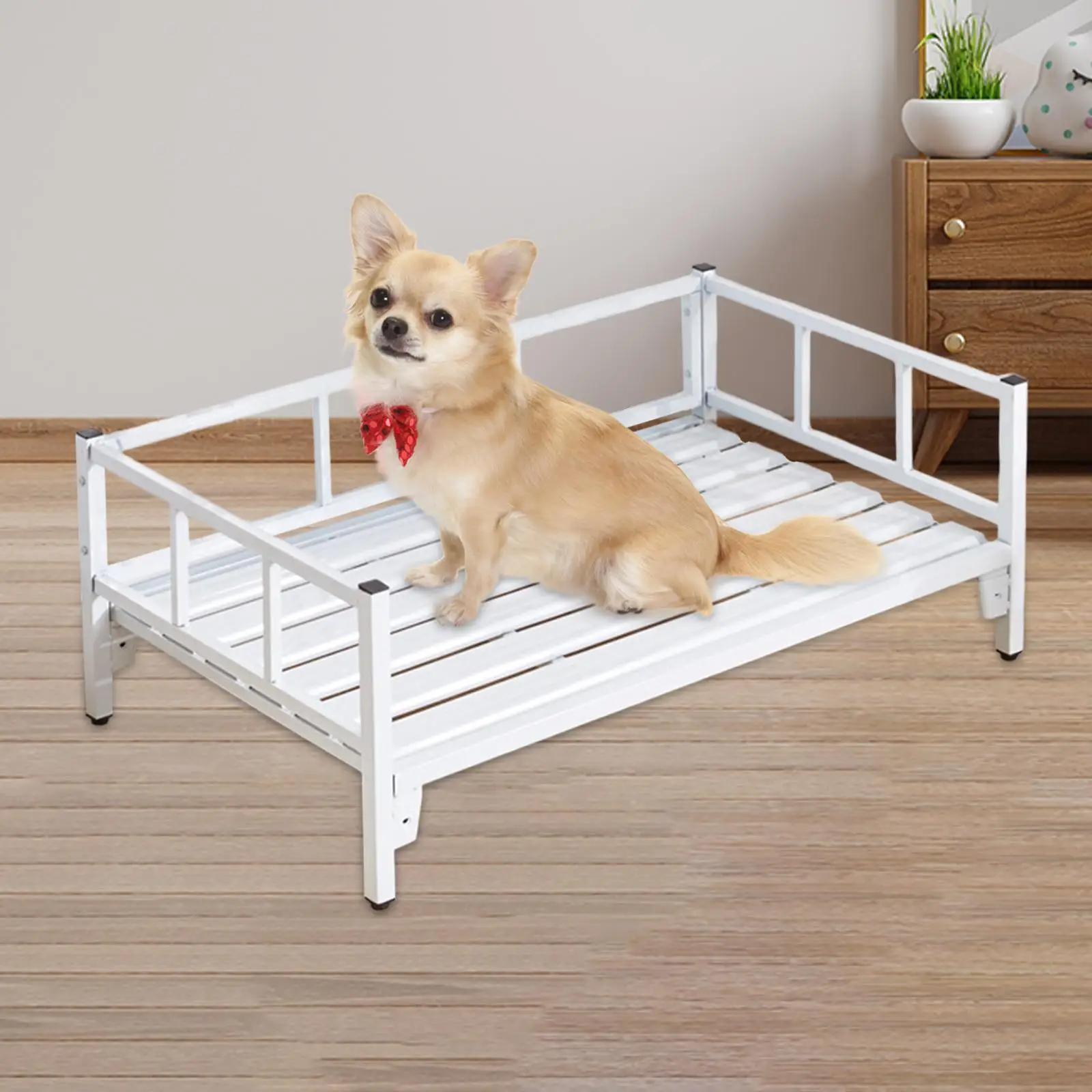 Elevated Dog Bed Quick Set up Breathable Multifunctional Furniture Accessory Elevated Dog Bed Quick Set up Breathable Multifunctional Furniture Accessory