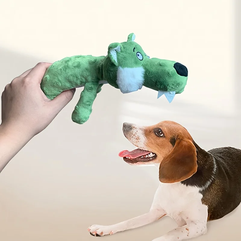 Juguete de peluche para perros, molares resistentes a mordeduras, juguetes para mascotas para perros pequeños y medianos, juguete para masticar para perros chirriantes, suministros para mascotas - imagen 5