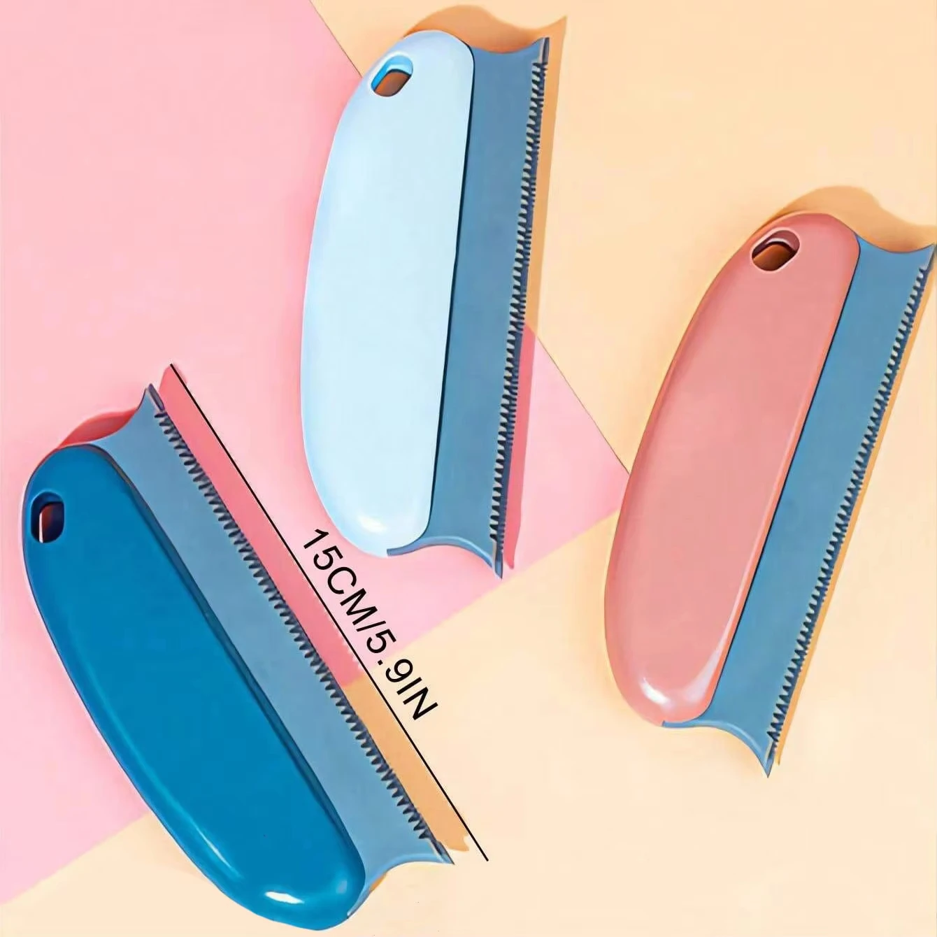 Cepillo eficaz para quitar el pelo de mascotas para gatos y perros: afee suavemente la lana y limpia la piel para una casa ordenada y ordenada - imagen 5