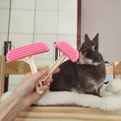 Cepillo silicon para conejos, cobayas y chinchillas – Cepillado suave