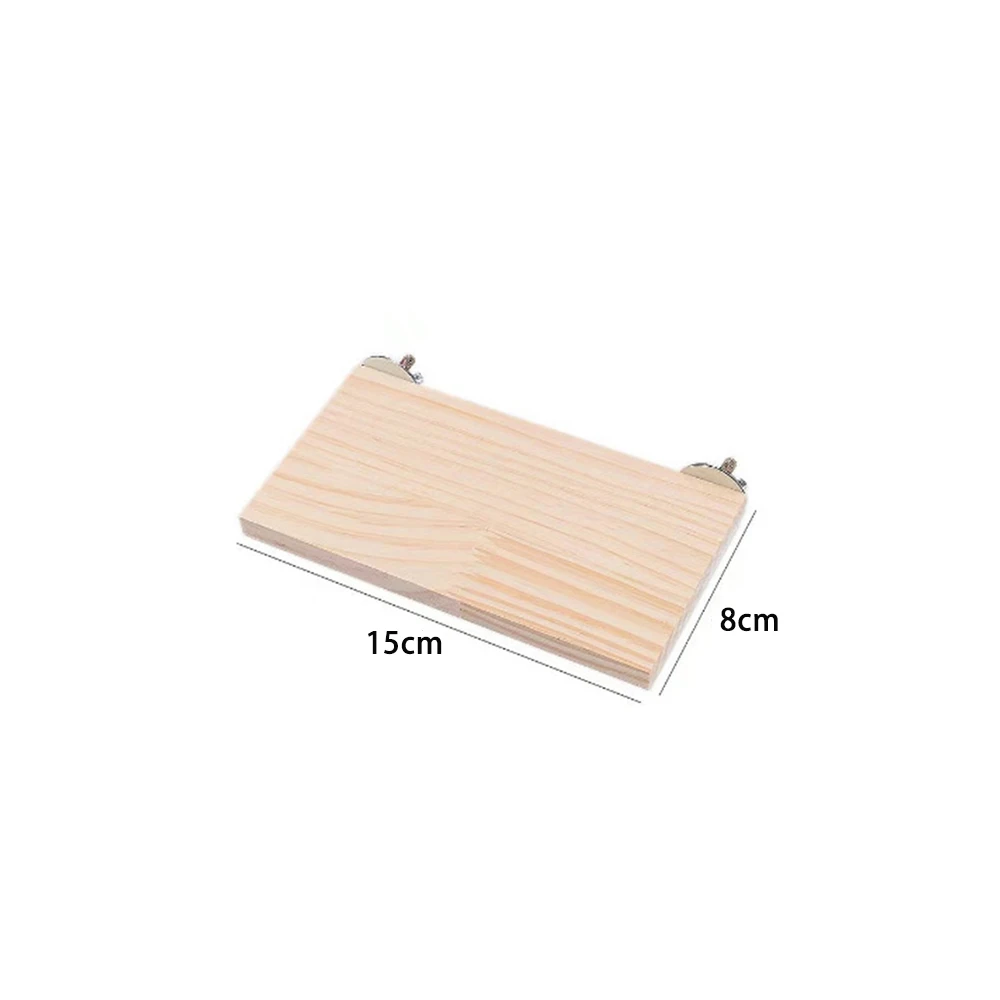 Plataforma de madera para hamster y roedores pequeños - imagen 4