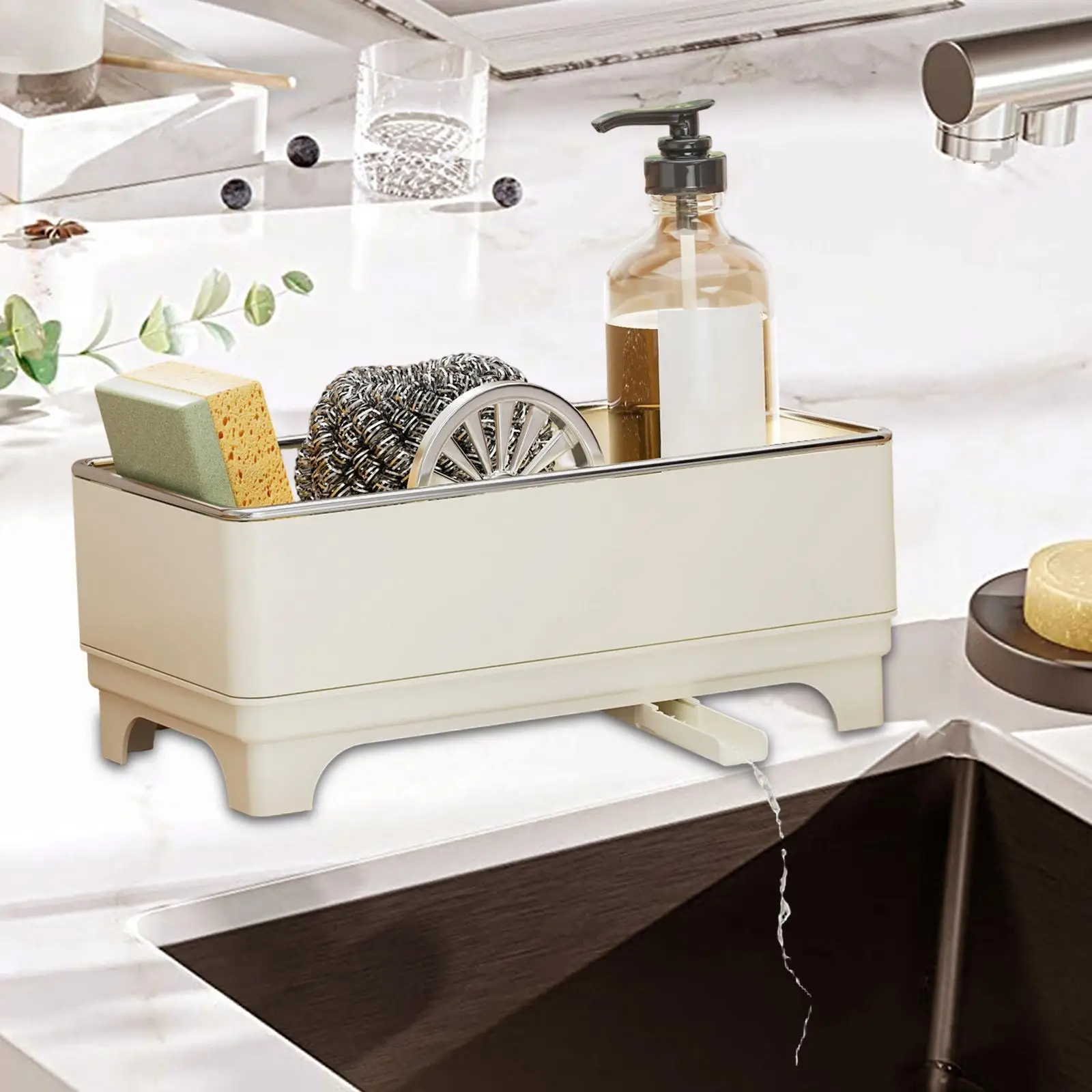 Sponge Holder Dish Cloth Holder Kitchen Gadgets Kitchen Sink Organizer for Restaurant Sponge Holder Dish Cloth Holder Kitchen Gadgets Kitchen Sink Organizer for Restaurant