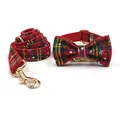 bow collar leash
