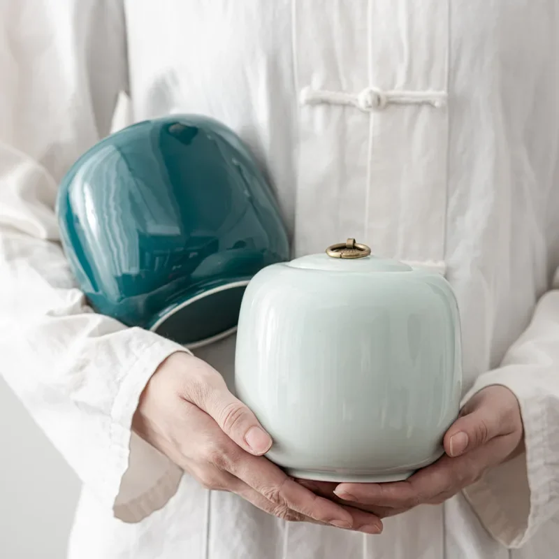 Mini contenedores de urna para mascotas de cerámica, urnas de tamaño pequeño, contenedor sellado, urna para perros de porcelana, ataúd conmemorativo para gatos, cenizas humanas - imagen 2