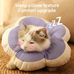 Cono de cuello floral para gatos y perros – Evita que lama heridas
