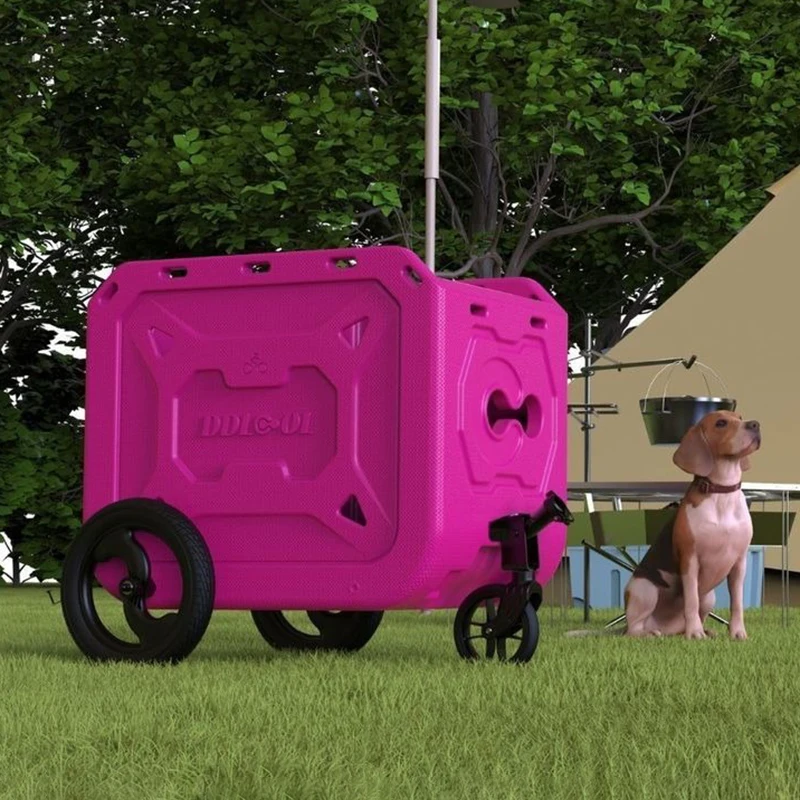 Remolque de bicicleta para perros y gatos compatible con Brompton - imagen 5