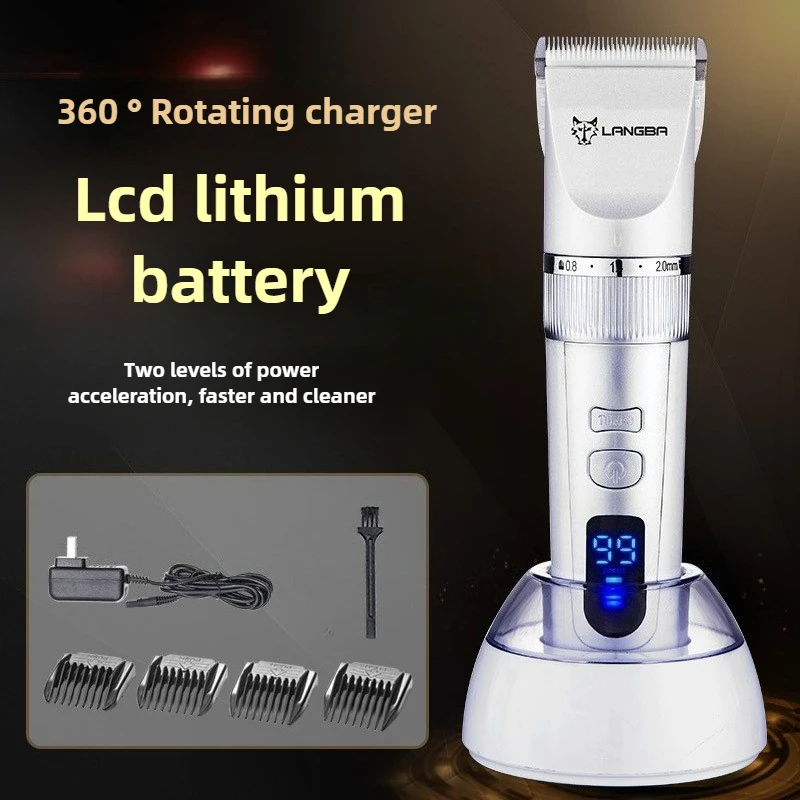 Cortapelo profesional para perros y gatos con LCD - Alta potencia - imagen 2