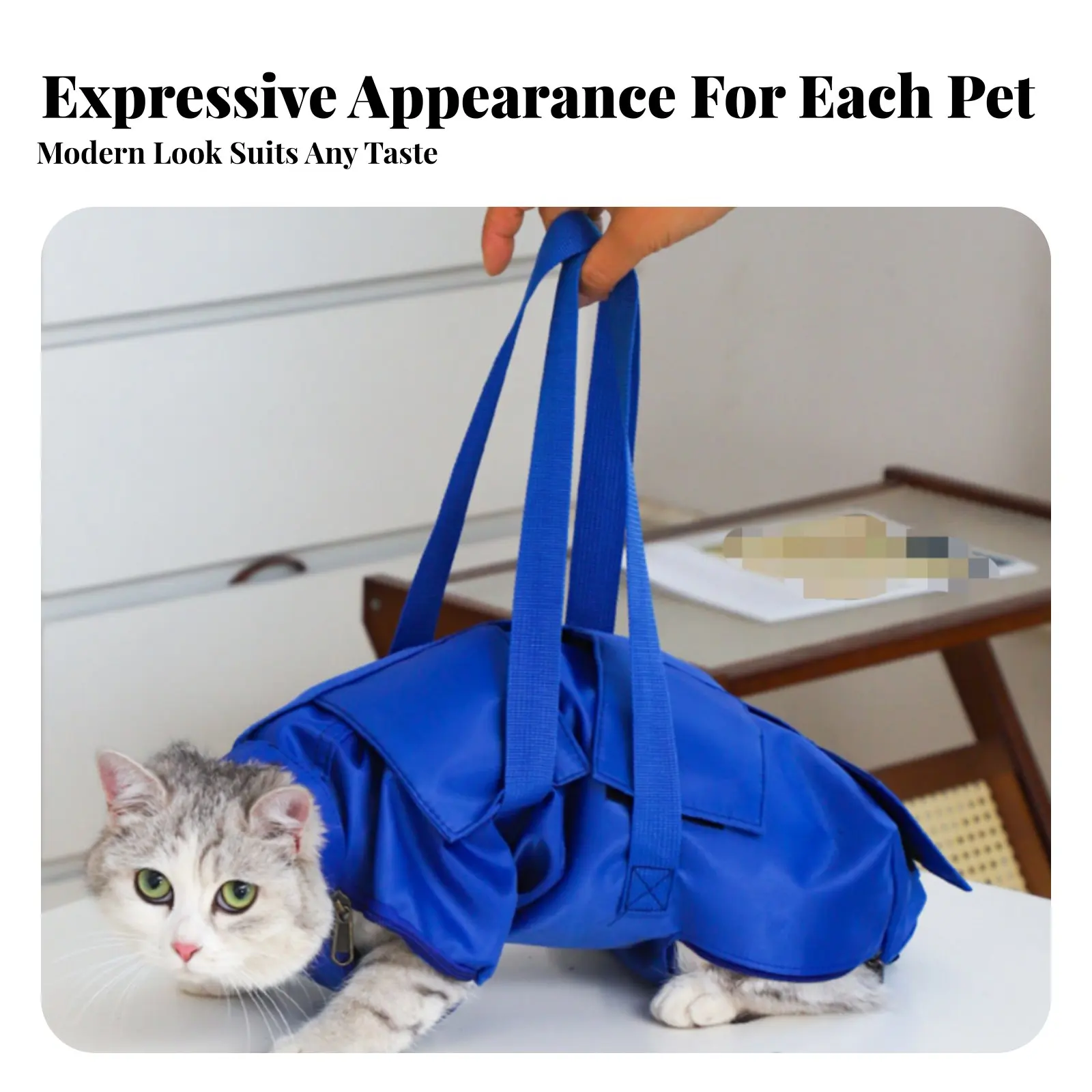 Bolsa transportín para gatos de consulta veterinaria y medicación
