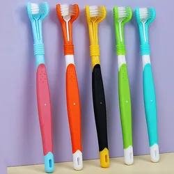 Cepillo dental 3 caras para perros – Limpieza bucal suave
