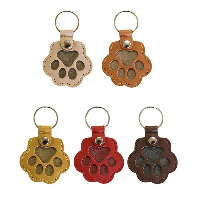 Llavero de cuero con pelo – Recuerdo personalizado para gato y perro - imagen 3