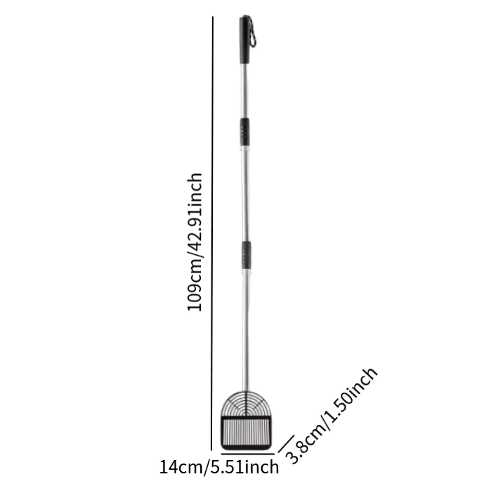 Cat Scoop Cat Litter Spade Easy Sifting Comfortable Grip Portable Detachable Litter Sifter Chicken Poops Scoop for Bunny