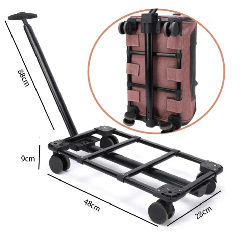 Transportín multifuncional para mascotas, cubierta de carrito portátil para salir, viaje, bolsa de aire para gatos, productos para mascotas, suministros, bolsas, accesorios - imagen 4