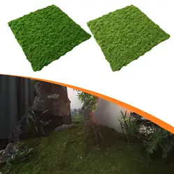 Musgo artificial verde para acuario – Rollo decorativo artesanal