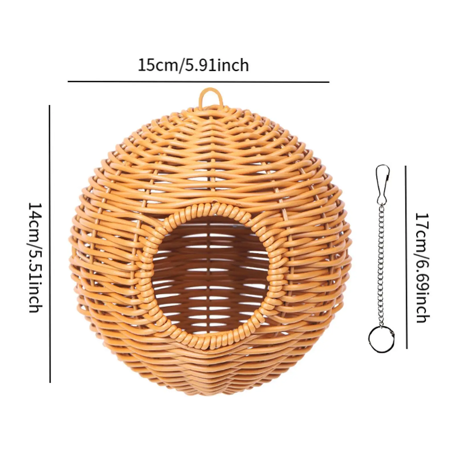 Bird Hammock Nest Parrot Play Stand Perch Stand for Canary Parakeet Conures