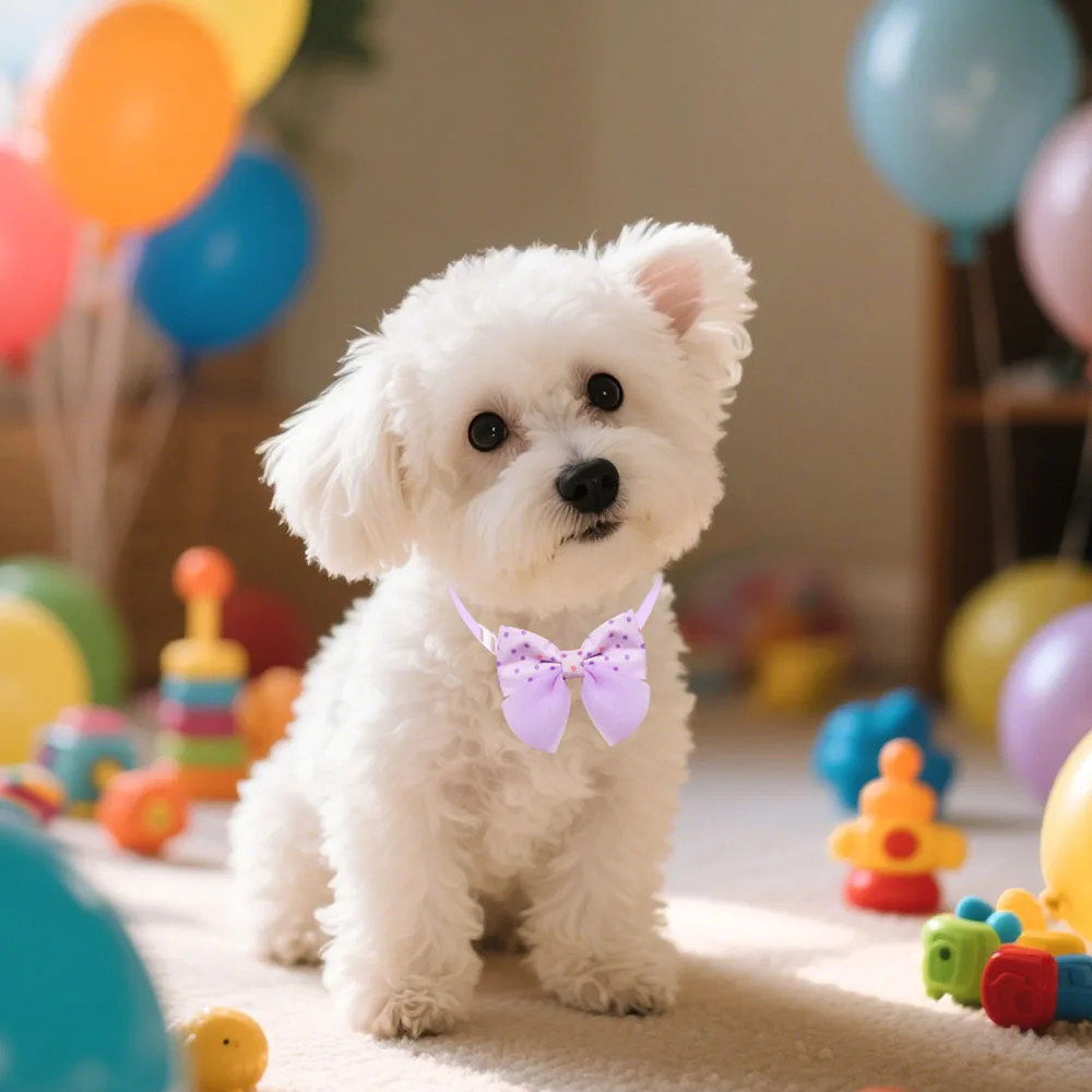 100 Uds pajaritas para perros a la moda lindo mascota perro aseo pajarita corbatas ajustables perro pequeño gato accesorios de aseo - imagen 2