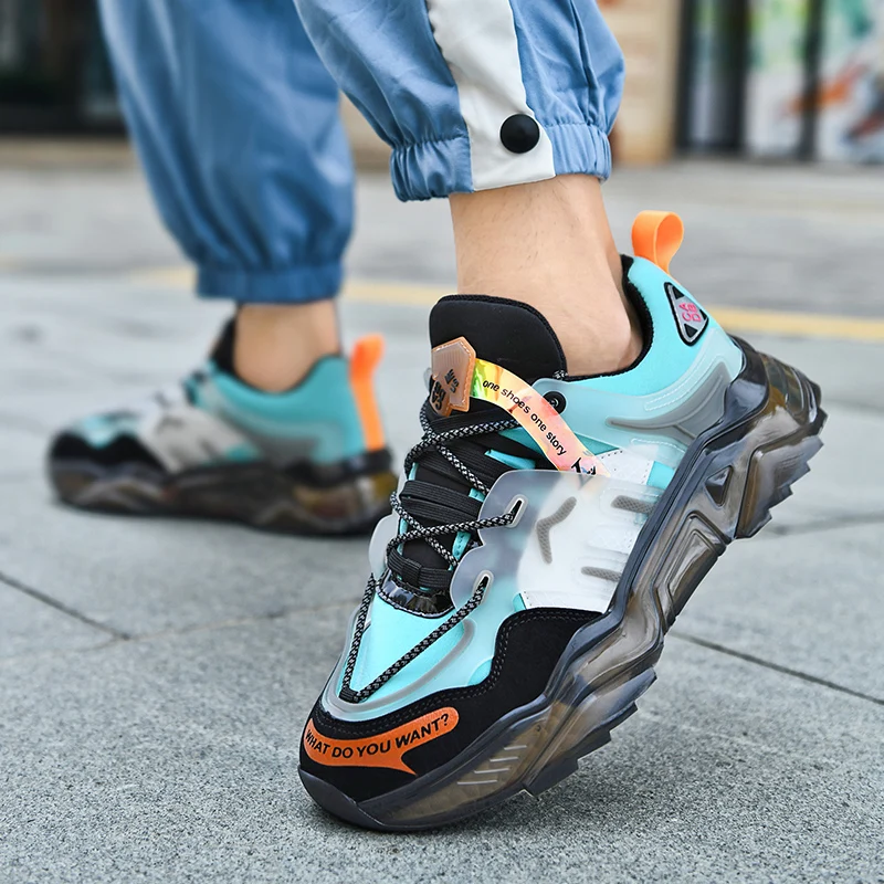 Zapatillas de deporte masculinas de moda Tenis zapatos de lujo para hombre entrenador Casual carrera zapatos transpirables mocasines zapatos para correr - imagen 3